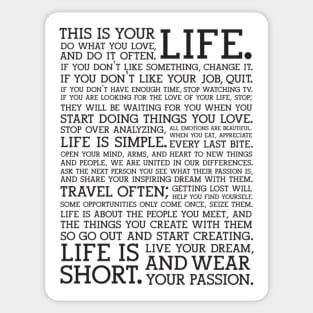 life Sticker